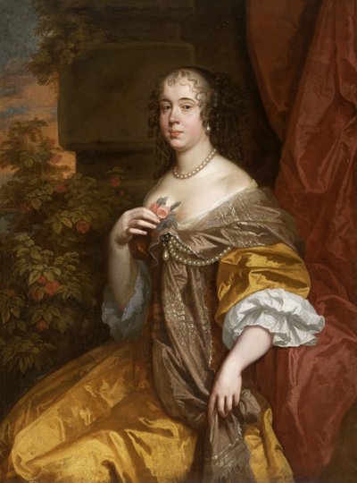 Elizabeth, Lady Leicester door Peter Lely